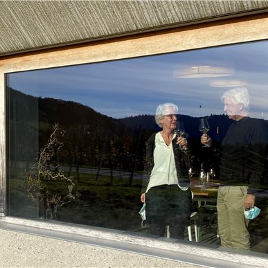 Zu Besuch bei "Saxer Weine & Aagne"