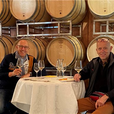 Zu Besuch bei "Saxer Weine & Aagne"