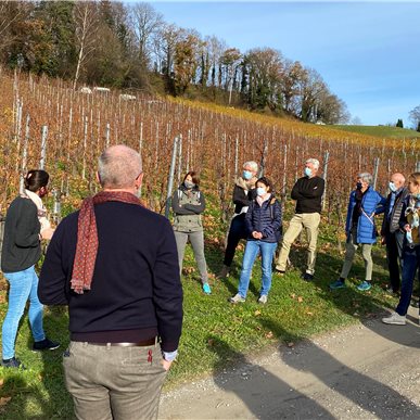 Zu Besuch bei "Saxer Weine & Aagne"