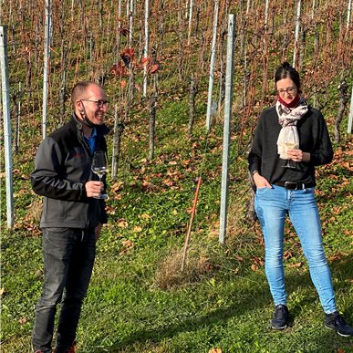 Zu Besuch bei "Saxer Weine & Aagne"