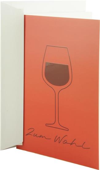 Begleitkarte "Zum Wohl"
inkl. Couvert