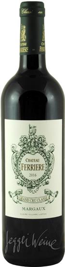 Château Ferrière 3ème Grand Cru Classé AOC Margaux 2023 Château Ferrière 3ème Grand Cru Classé AOC Margaux 2023