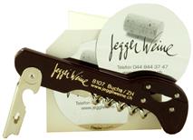 Geschenkset Zapfenzieher 'Jeggliweine' mit Foilcutter
& 2er Drop-Stop Set